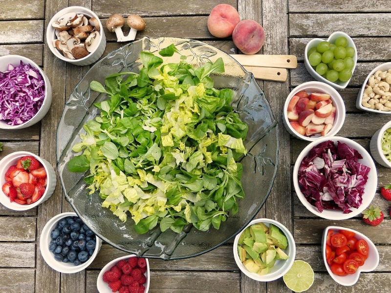 frutta e verdura per una dieta da 1200 calorie 